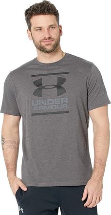 Under Armour Global Foundation Short-Sleeve T-Shirt Mens Clothing Charcoal Medium Heather/Graphite/Black : 2XL, Polyester/Cotton