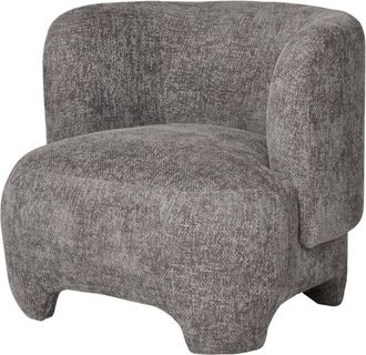 Moloo de tela de chenilla gris