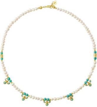Ottoman Hands Amelie Beaded Necklace in Gold at Nordstrom
