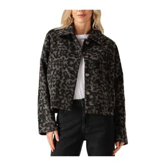 Object Object, Jassen, Dames, Veelkleurig, XL, Wol, Objleo L/S RE Jacket DIV