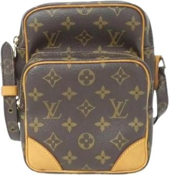 Louis Vuitton Pre-owned Cross Body Bags, male, Brown, Size: ONE SIZE Pre-owned Amazon Monogram Shoulder Bag