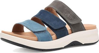 Josef Seibel Estelle 11 Womens Sandals Slate Blue : EU 41 (US Womens 10-10.5) M, Leather