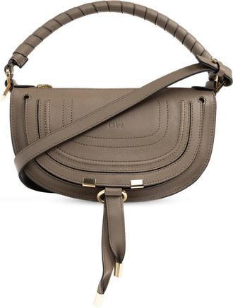 Chlo&eacute; Marcie Mini tas - Dames - Handtassen - Bruin - ONE Size - Leer - Tassen