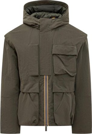 K-Way Parka met Capuchon - Heren - Winterjassen - Groen - XL - Jassen