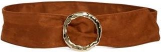 Steve Madden Faux Suede Sash Belt in Tobacco Brown at Nordstrom Rack, Size Large/x-Large