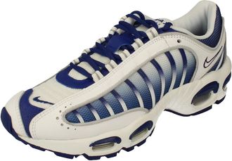Nike Nike Air Max Tailwind Iv, Mens Running shoe, WHITE / WHITE-DEEP ROYAL BLUE-WOLF GRAY, 6 UK (40 EU)