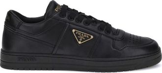 Prada Black Logo Downtown Sneakers