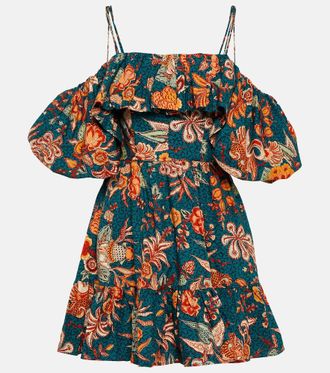 Ulla Johnson Lila floral cotton poplin minidress
