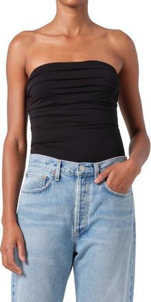 A Gold E Gwyneth Strapless Bodysuit in Black at Nordstrom, Size Medium