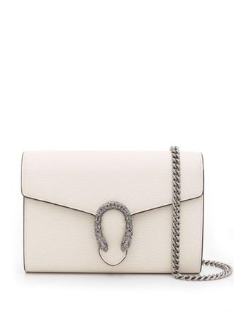 Gucci Clutch Dionysus mini in pelle - Bianco