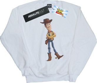 Disney Heren Toy Story 4 Sherrif Woody Sweatshirt (Wit)