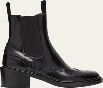 Saint Laurent Vincent Leather Chelsea Boots