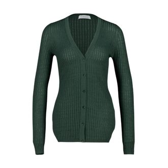 Gabriela Hearst Truien & Vesten, Dames, Groen, M, Kasjmier, Emma Pointelle Vest