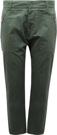 Daniele Alessandrini Denim Blue Label Green Broeken - Heren - Slim Fit Broeken - Groen - W32 - Denim - Broeken