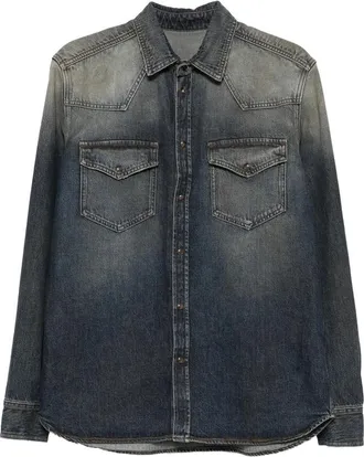 Nine In The Morning Faded Western Shirt