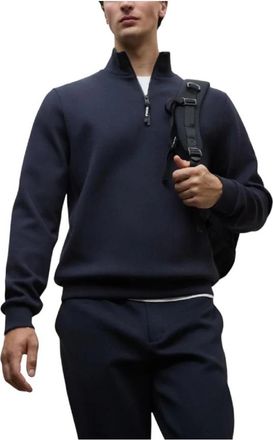 Ecoalf Betren Hoodie - Heren - Sweatshirts - Blauw - S - Katoen - Hoodies & sweatvesten