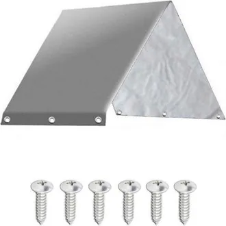 OEM Lona Para Techo, 226 X 132 Cm, Tejido Oxford Impermeable Con Revestimiento Plateado, Techo De Repuesto, Cubiertas De Patio, Tumbonas, Etc