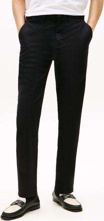 Tommy Hilfiger Chinohose TOMMY HILFIGER CORE HARLEM ESSENTIAL, Herren, Gr. 34, L&auml;nge 34, schwarz, Twill, Obermaterial: 97% Baumwolle, 3% Elasthan, unifarben, schmal 