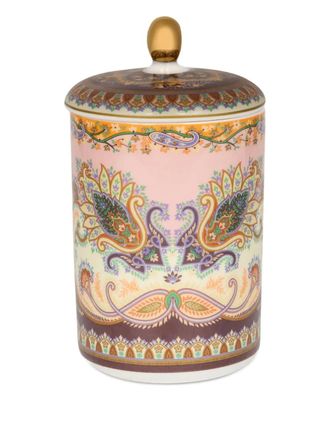 Etro Home Porseleinen kaarsenpot (9 cm) - Roze