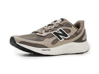New Balance Mens Fresh Foam Arishi V4 Running Shoe, Thunder Brown/Stoneware, 12