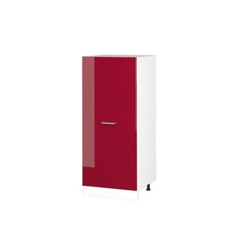 Vicco Mueble Despensa Universal R-line, Rojo Burdeos Alto Brillo, 60 Cm Con Puerta Grande