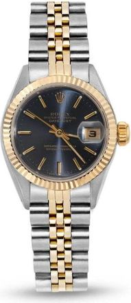 Rolex Pre-owned Rolex Datejust Automatic Chronometer Blue Dial Ladies Watch 69173 BLSJ