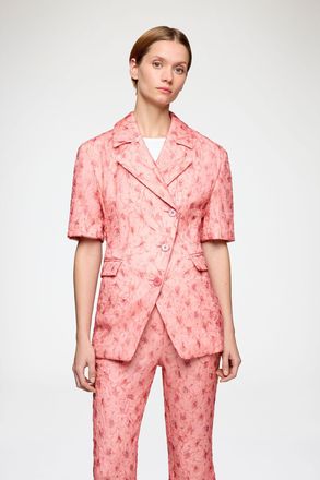 Ganni Blazer in Shibori Organza - Size 36 Lantana