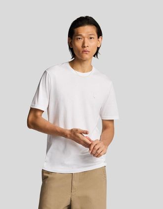 Lyle & Scott Lyle And Scott Mens Superfine Cotton T-Shirt - White - Size: 40