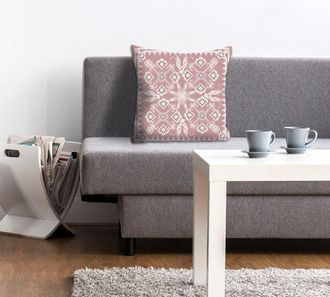 Queence Dekokissen »Katja« mit Ornament, Kissenhülle ohne Füllung, 1 Stück