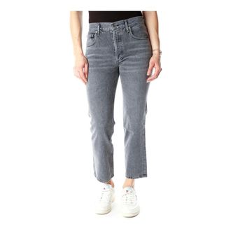 A Gold E Dames, Jeans, Grijs, Maat: W31 Denim