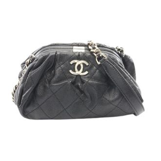 Chanel Pre-owned Matelasse Lamslederen Schoudertas - Dames - Pre-owned - Zwart - Maat: ONE Size Leer