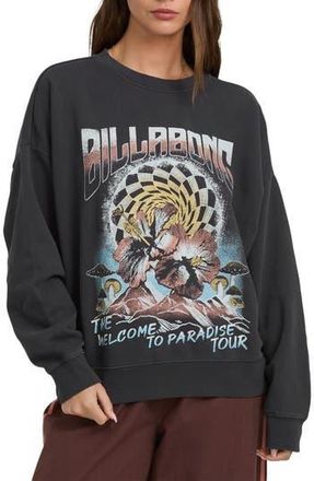 Billabong Echo Crewneck Sweatshirt in Black at Nordstrom Rack, Size X-Small