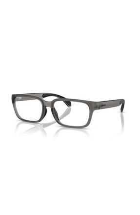Moncler 57mm Rectangle optical glasses in Grey at Nordstrom