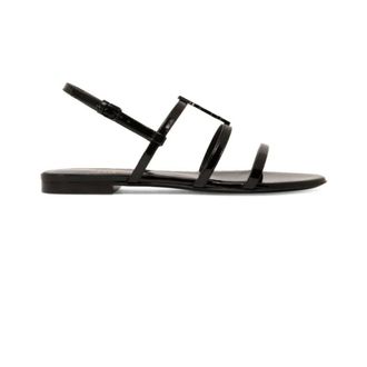 Saint Laurent Slippers - female - Saint Laurent - Flat Sandals - Black - 4 UK - Shoes