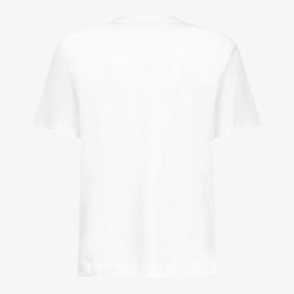 Burberry Logo-Embroidered T-Shirt - White