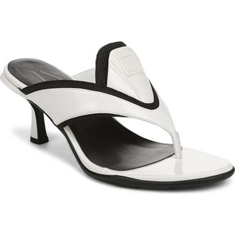 Naturalizer x June Ambrose Ravyn Sandal in Warm White/Silver/Black at Nordstrom, Size 5.5