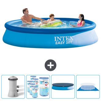 Intex Piscina Easy Set Redonda - 366x76 Cm - 7-piezas Scb88