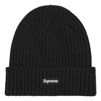 SUPREME SS26 Overdyed Beanie Black SUP-SS26-1004-BLK