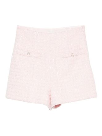 Sandro tweed sequin shorts - Pink