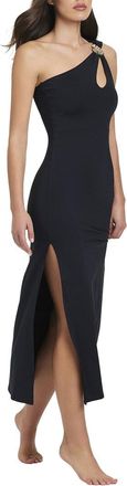 Red Carter Core Coverup Asymmetrical Dress