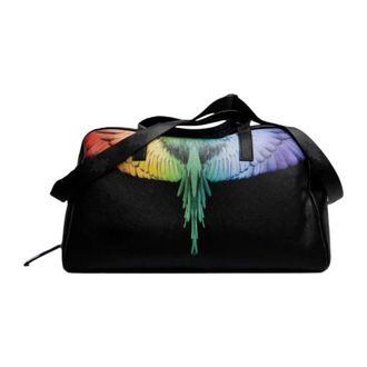 Marcelo Burlon Weekend Bags, male, Black, Size: ONE SIZE Comas260329 Duffel Bag