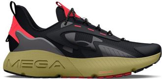 Under Armour Mens Hovr Mega 2 Movement - Running Shoes Black/Grey Size 10.0