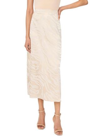 Vince Camuto Satin Maxi Skirt in Birch at Nordstrom, Size 0
