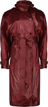 Saint Laurent Mujer, Abrigos, Rojo, Talla: S