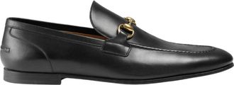 Gucci Jordaan Leather Loafer in Black, Brand Size 9.5 ( US Size 10 )