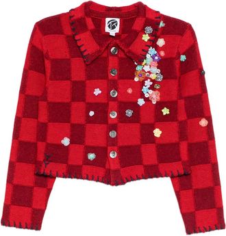 YanYan Knits Vest met geslonken effect - Rood