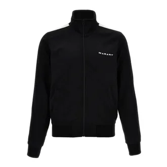 Isabel Marant Ronny Sweatshirt - Heren - Vesten met rits - Zwart - M - Katoen - Hoodies & sweatvesten