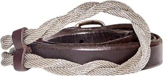 Orciani Stijlvolle leren riem voor vrouwen - Dames - Riemen - Bruin - 90 CM - Accessoires