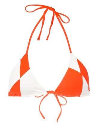 Clube Bossa Top bikini Delaun a triangolo - Arancione