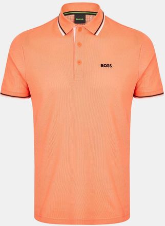 HUGO BOSS Mens Paddy Short Sleeve Polo Shirt in.Open Red - Size X-Large